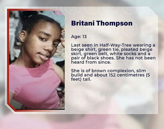 Britani Thompson - Missing Since from  St. Andrew| Jamaican True Stories