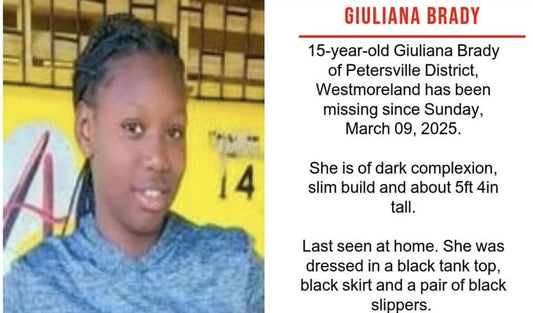 Giuliana Bailey - Missing Since March 09 2025from  Westmoreland| Jamaican True Stories