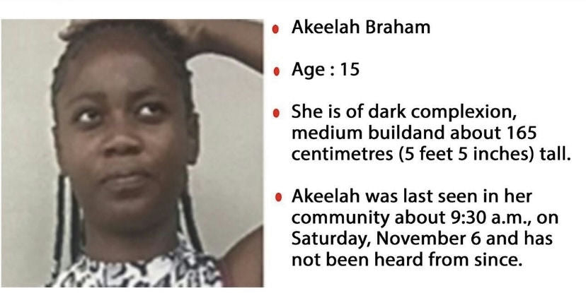 Akeelah Braham- Missing Since November 06 2021from  St.Ann| Jamaican True Stories