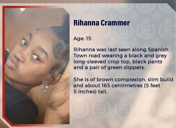 Rihanna Crammer- Missing Since August 05 2025from  Kingston| Jamaican True Stories